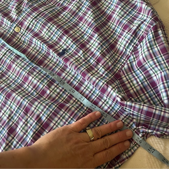 EUC like new Polo by Ralph Lauren Men's  Plaid Performance button down size XL. - Picture 7 of 7
